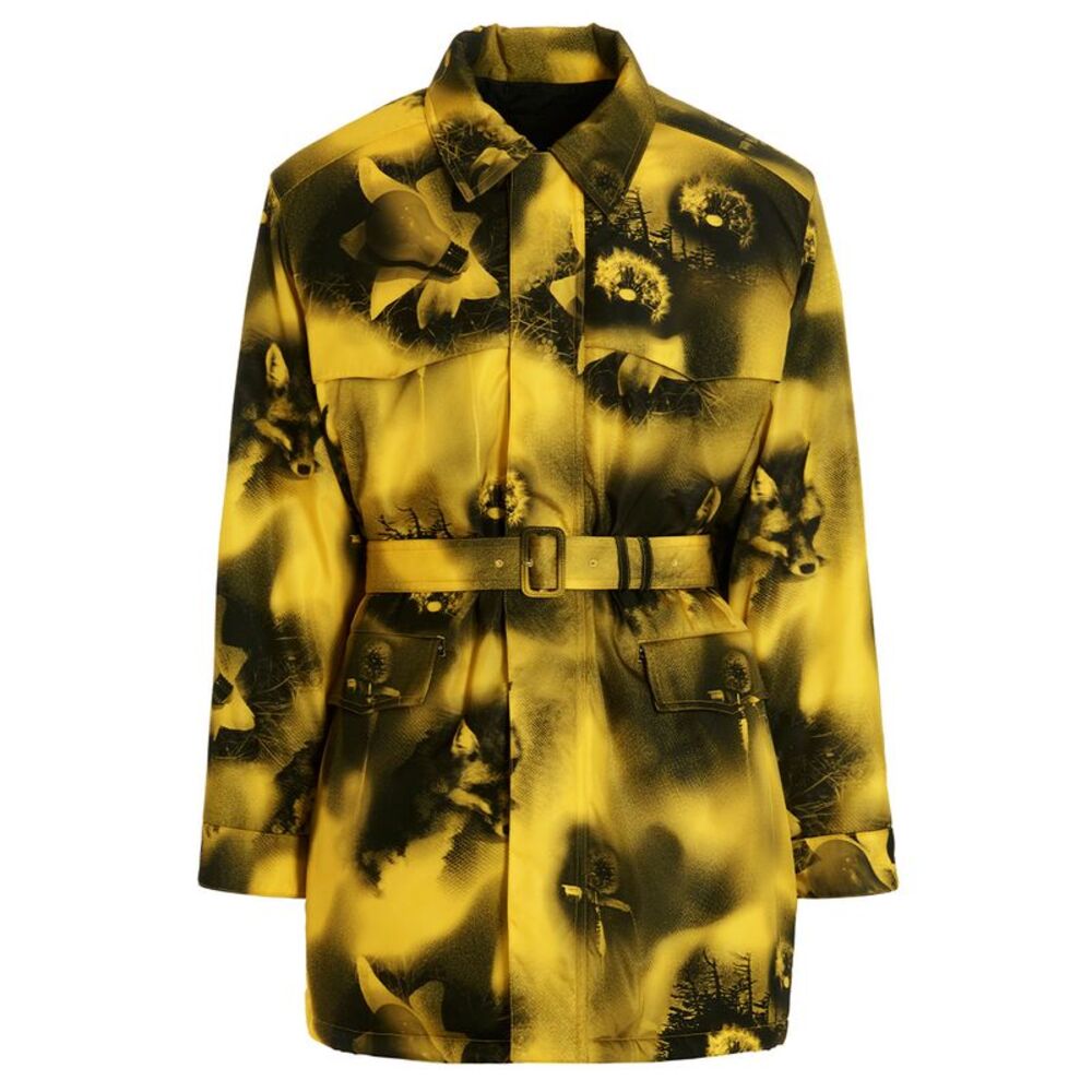 Prada Bicolor Polyamide Men's Parka